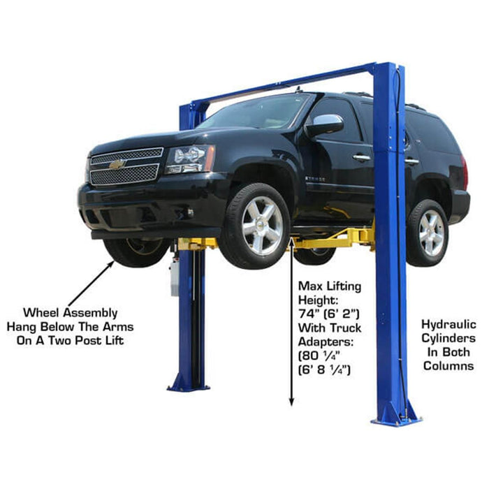 Atlas Automotive Equipment - 9KOHX Overhead 9,000 lb. Capacity 2-Post Lift