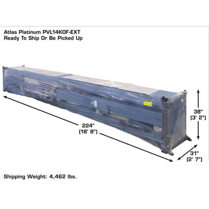 Atlas Automotive Equipment - PLATINUM 14000 LB CERTIFIED ALIGNMENT LIFT