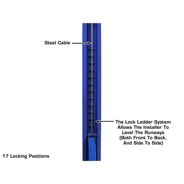 Atlas Automotive Equipment - PLATINUM 14000 LB CERTIFIED ALIGNMENT LIFT